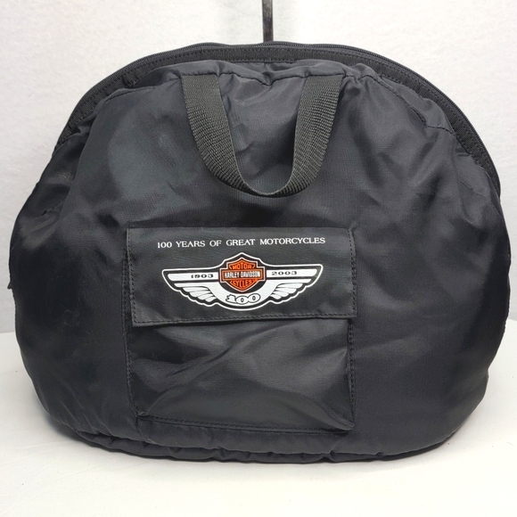 Harley-Davidson Black Helmet Bag - 100th Anniversary Edition. - Picture 1 of 5